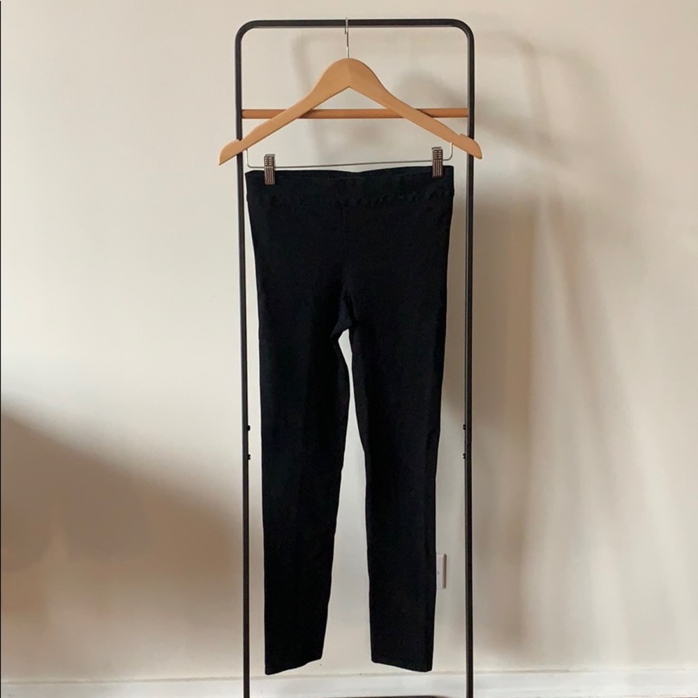 The Row black denim jeggings